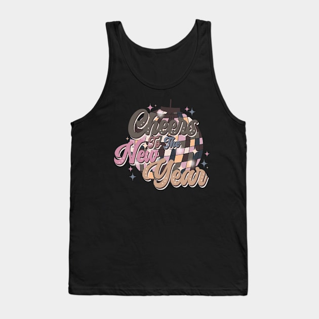 Cheers to the New Year - New Years Eve Tank Top by Mastilo Designs
